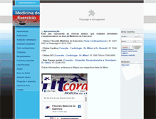 Tablet Screenshot of medicinadoexercicio.com